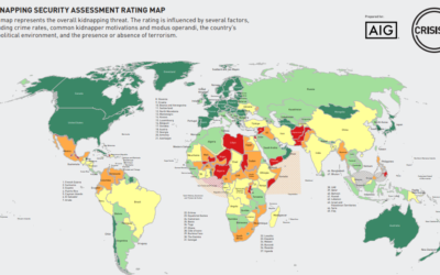 Crisis24 Security Risk Rating Map
